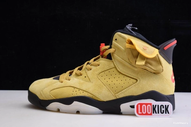 Kick Theory SCOTT 6 JORDAN X TRAVIS AIR CN1084-300 YELLOW 0806